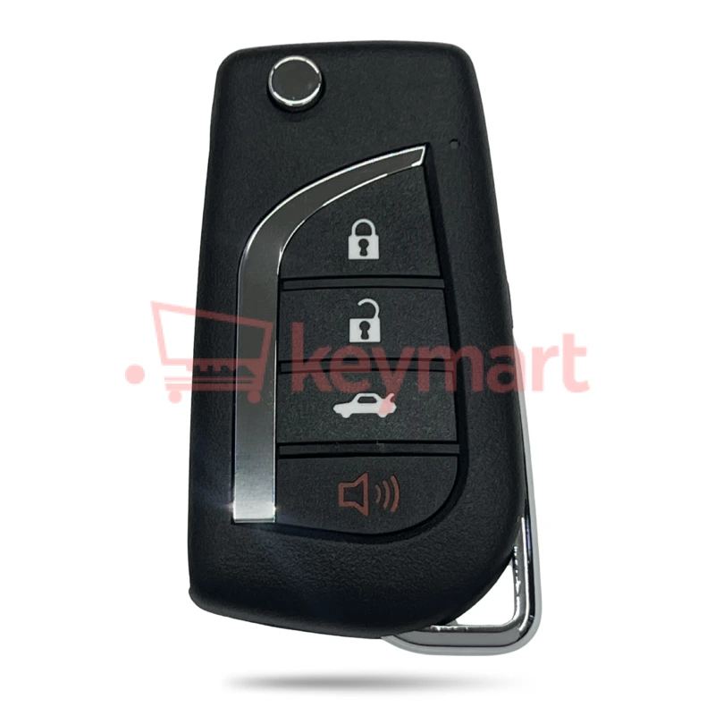 XKTO10 CONTROL REMOTO TOYOTA 3 BOT + PANICO
